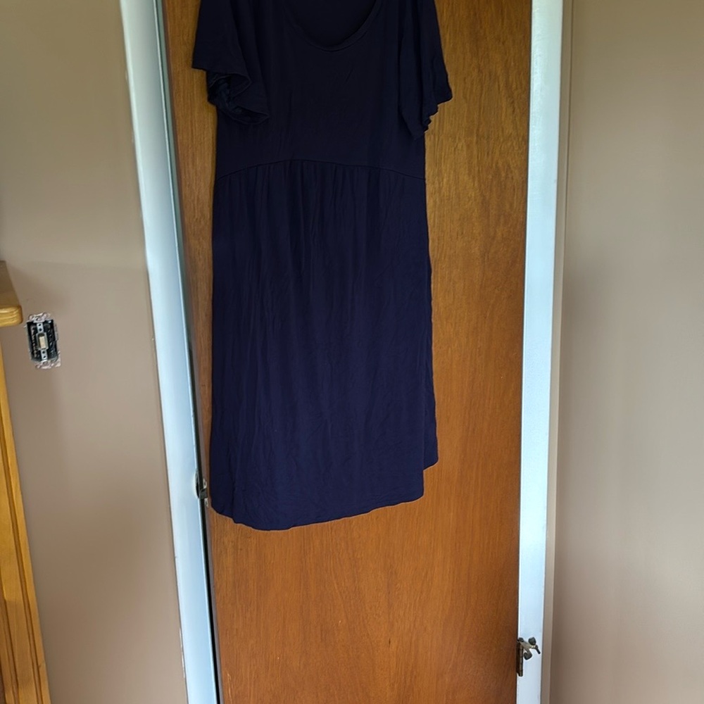 Elegant Navy Blue Dress